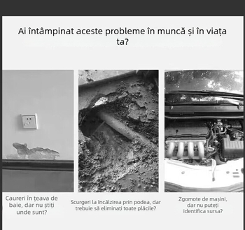 Detector de scurgeri pentru conducte de apă, cu amplificare audio și precizie înaltă