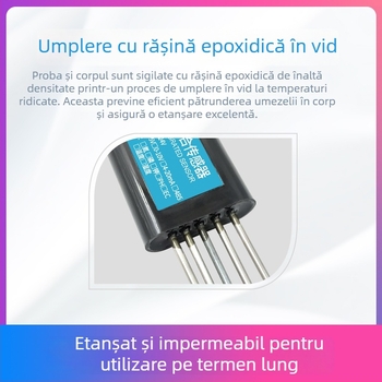 Senzor de sol șapte în unu: temperatură, umiditate, NPK, EC și pH, model Jxbs-3001-tr