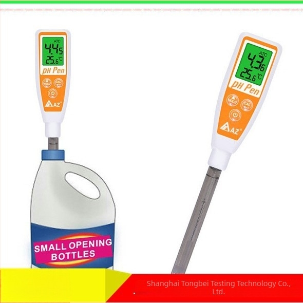 AZ-8692 Măsurător portabil de pH cu sondă încorporată — interval pH 2.0–12.00, precizie ±0.03 pH, compensare de temperatură până la 50°C, interval de lucru 0–50°C