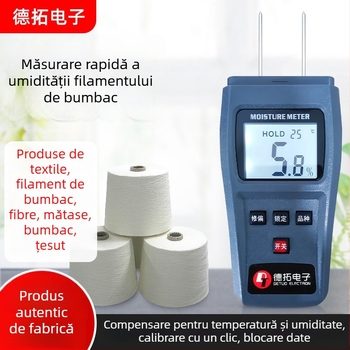 Umidometru pentru fir de bumbac – potrivit pentru pânză, fibre textile și materiale din lemn; Model: Cotton Yarn