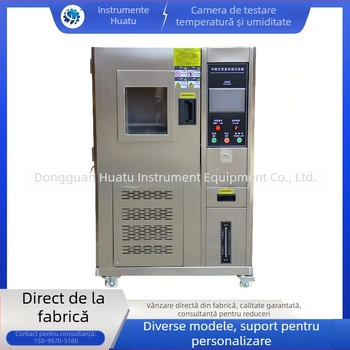 Cameră de testare cu temperatură și umiditate constante, 100 L, interval -40 la 150 °C, omogenitate temperatură 2.0 °C, fluctuație 1.5 °C, control automat al temperaturii, pentru utilizare în laborator