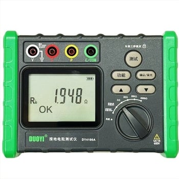 Tester de rezistență la împământare, digital, protecție la trăsnet, măsurarea rezistenței solului