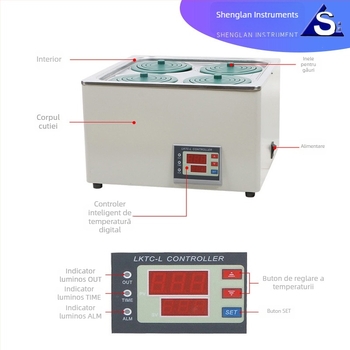 Bain de apă electric cu afișaj digital, pentru laborator și uz casnic, vas cu 1/2/4/6 găuri