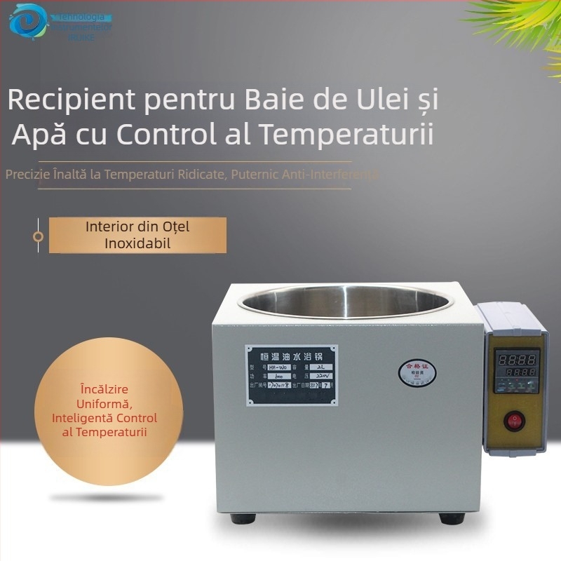 Baie de ulei-apă cu temperatură constantă, model Hh-Wo, laborator multifuncțional. Specificații: Model: Hh-Wo; Interval de temperatură: 300; Fluctuație temperatură: 1; Brand: Other