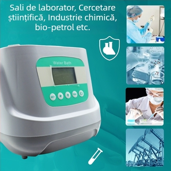 Baie termostatică QW-FAD, încălzire electrică de înaltă putere, oțel inoxidabil, control digital al temperaturii, precizie ±0,5°C