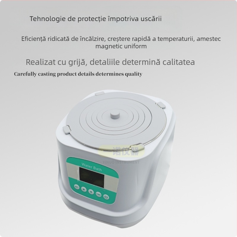 Baie termostatică QW-FAD, încălzire electrică de înaltă putere, oțel inoxidabil, control digital al temperaturii, precizie ±0,5°C