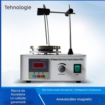 Amestecător magnetic de laborator cu încălzire, control digital al temperaturii, model 85-2, Yaoyao Technology; Alimentare 220V 50Hz; Tensiune de lucru 220V; Greutate 5