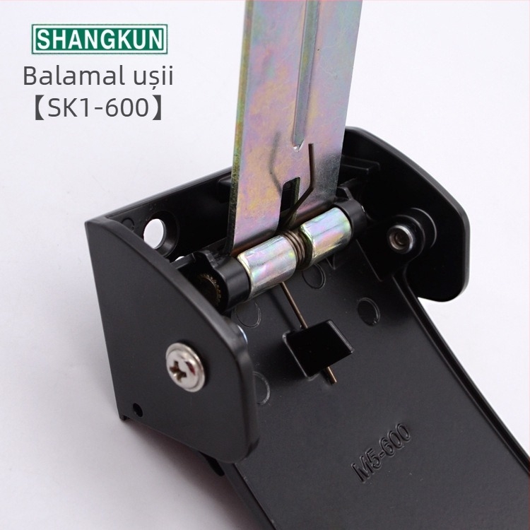 Mâner de ușă din aliaj de zinc, model SK1-600, pentru cuptoare și camere de testare cu temperatură și umiditate constante, design modern minimalist.