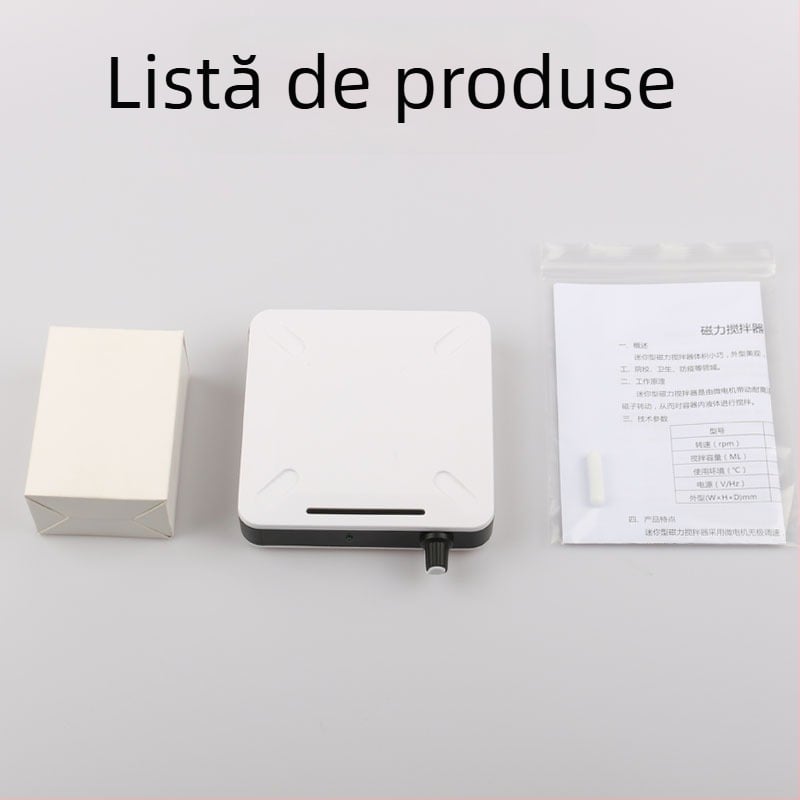 Amestecător magnetic portabil, mini, cu control al temperaturii (Fanwo CL-701, 1000 ml, 220V, 0,15 kg)