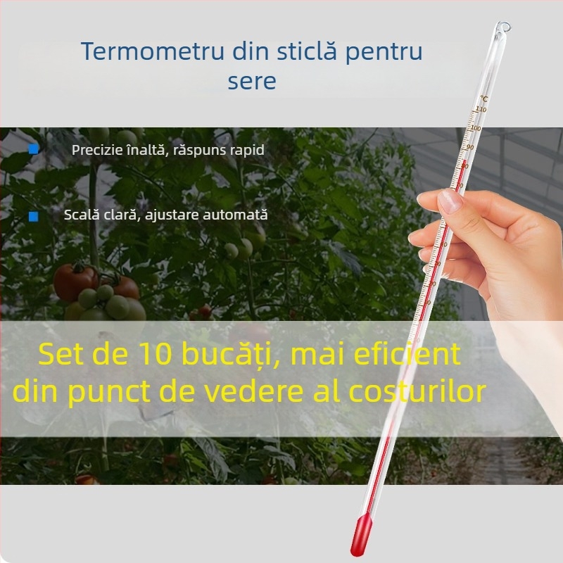 Monitor de temperatură și umiditate pentru seră, afișaj digital, înregistrări maxime/minime, model L-260