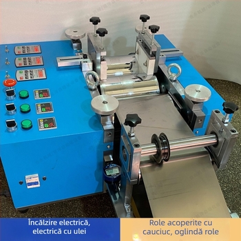 Echipament pentru laminare și ștampilare la cald cu role încălzite, acoperire cu lipire, tracțiune și control uniform al temperaturii (din oțel carbon/ oțel inoxidabil)