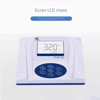 Metru de pH pentru laborator, de birou, model Phs, marcă Pu chun, interval pH 0.00–14.00, 220V