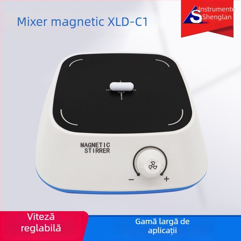 Agitator magnetic de laborator cu afișaj digital, încălzire thermostatică, motor brushless, capacitate mare, patru și șase poziții de amestec — Sheng Blue Instrument XLD-C1, 50W, 220V