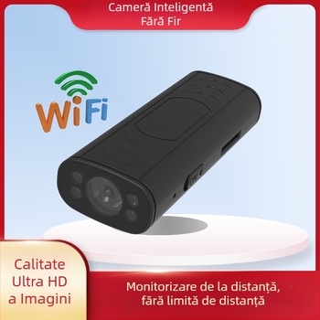 Cameră WiFi inteligentă pentru casă, 1080P, unghi lat, vedere nocturnă, detecție de alarmă și monitorizare prin aplicație
