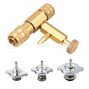 Kit de instrumente pentru testarea scurgerilor de gaze, tester de presiune pentru radiator și sistem de răcire prin vid, din oțel carbon