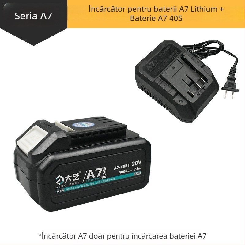 Încărcător original pentru baterie Li 20V Dayi A7/A6 — tensiune nominală 36V, potrivit pentru unelte din oțel inoxidabil, domeniu de tensiune: altele