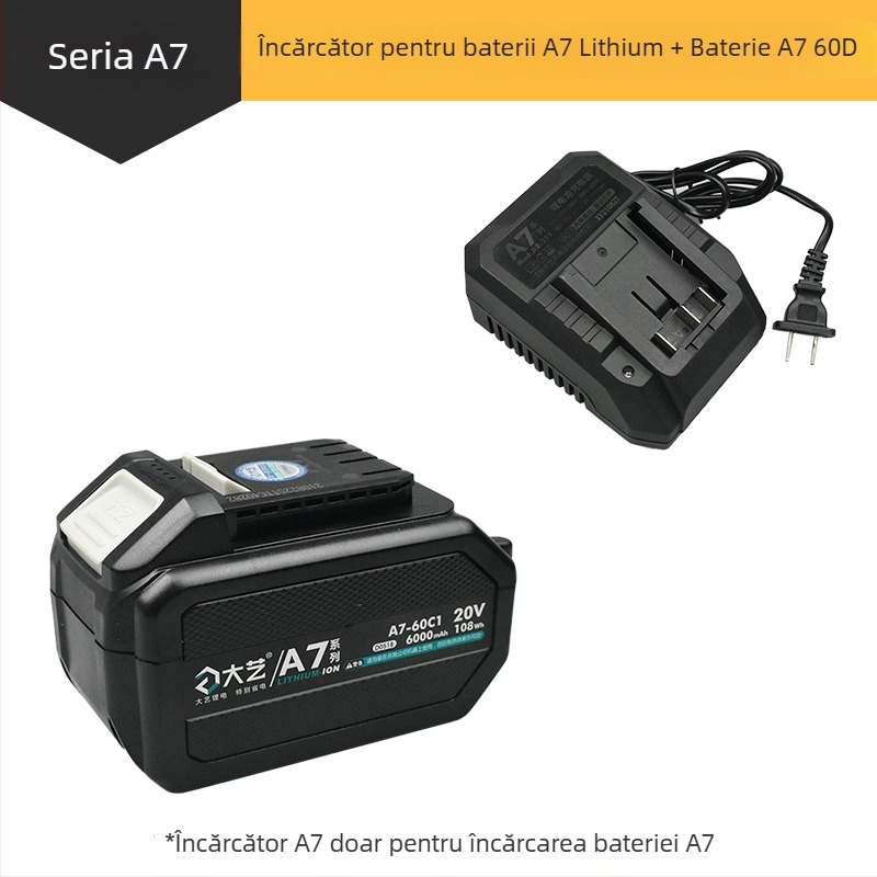 Încărcător original pentru baterie Li 20V Dayi A7/A6 — tensiune nominală 36V, potrivit pentru unelte din oțel inoxidabil, domeniu de tensiune: altele