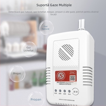 Detector fix de scurgeri de gaze inflamabile, uz casnic – metan/gaz natural/gaz lichefiat/propan, model PG-R03D, 220V/50Hz