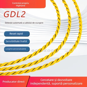 Detector de nivel de apă cu alarmă GDL2, tip de montaj: montaj, releu RS485 pentru alarmă, comunicație cablată, distanță de detecție 500