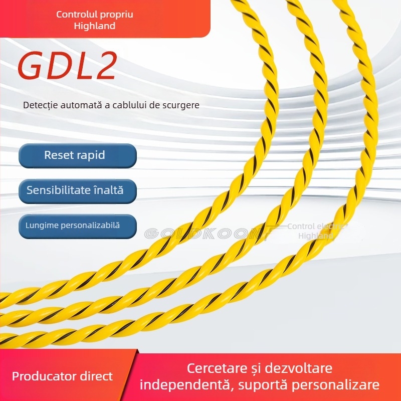 Detector de nivel de apă cu alarmă GDL2, tip de montaj: montaj, releu RS485 pentru alarmă, comunicație cablată, distanță de detecție 500