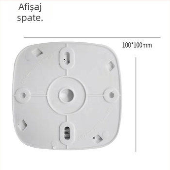 Alarmă de monoxid de carbon pentru casă, detector CO wireless, model D-616, detecție de 180°, avertizare vocală și luminoasă, montaj pe perete