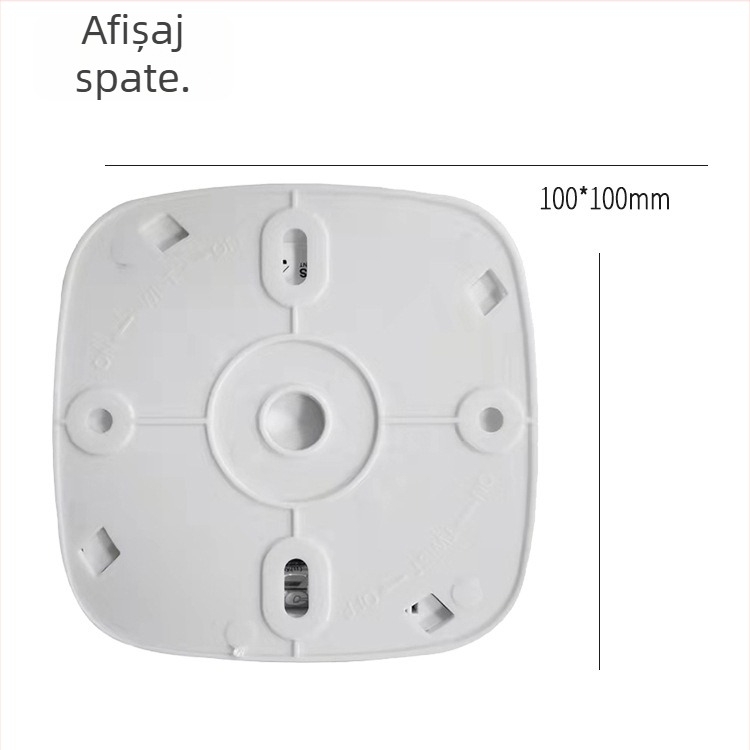 Alarmă de monoxid de carbon pentru casă, detector CO wireless, model D-616, detecție de 180°, avertizare vocală și luminoasă, montaj pe perete