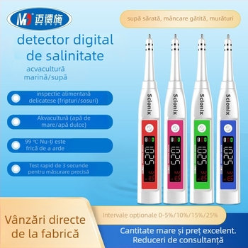 Scionix Refractometru Digital de Sălinitate, interval 0-50%, precizie înaltă, afișaj digital