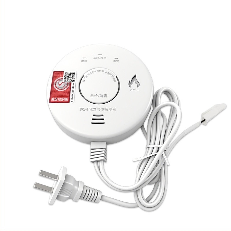 Detector de gaz inflamabil pentru bucătărie – model JT-LZ-3952, întrerupere automată cu supapă electromagnetică