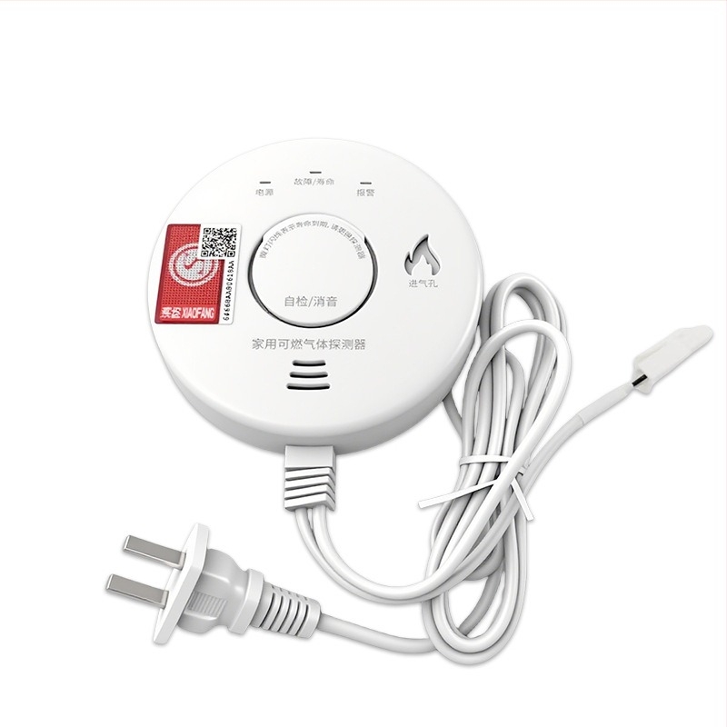 Detector de gaz inflamabil pentru bucătărie – model JT-LZ-3952, întrerupere automată cu supapă electromagnetică