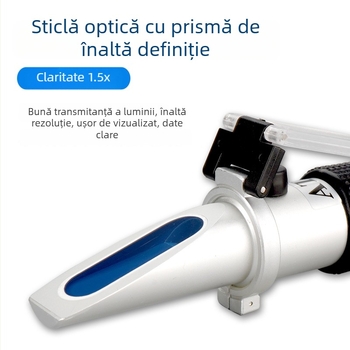 Refractometru prism portabil CJM-037, marca Chuang Ji Mei, interval de măsurare 0-90, pentru fructe conservate, legume și miere