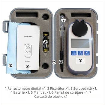 Senzor digital de salinitate pentru acvacultură marină – tester de greutate specifică, refraktometru, echipament pentru acvariu marin (plastic)