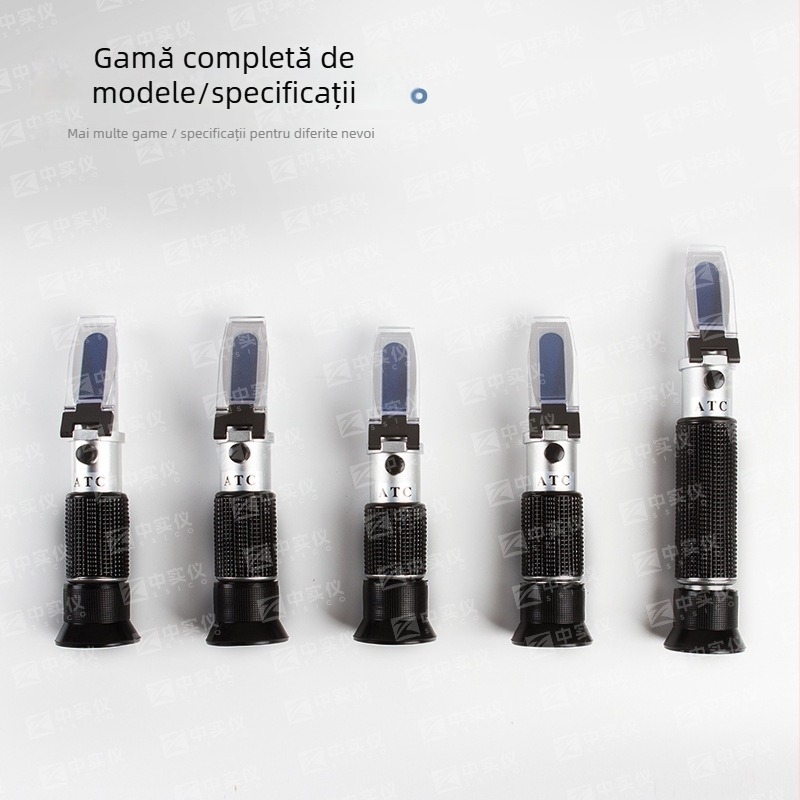 Gerhong WZS 10 Refractometru portabil pentru concentrația de zahăr, dulceață și salinitate în miere și lichide de răcire