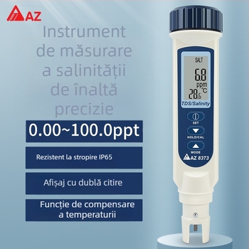 Măsurător de salinitate a apei de mare, stilou electronic TDS, înaltă precizie, modelele AZ8371/AZ8373