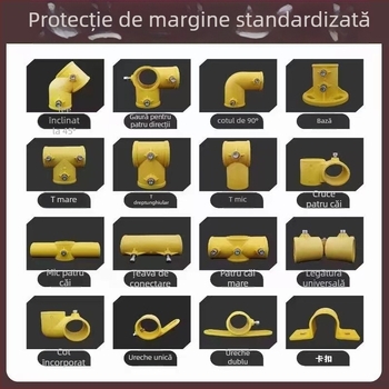 Morimao cuplă unghiulară PPR pentru țevi de scară, cu bază din plastic