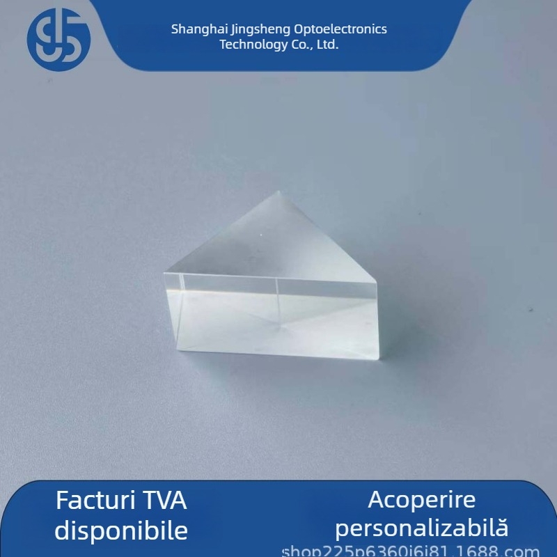 Prismă unghi drept din sticlă optică K9, personalizabilă, brand Jingsheng
