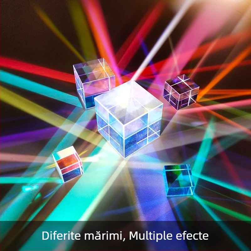 Cub-prism cu șase fețe, prismă spectroscopică pentru experimente științifice și didactice, Csxh, cod Hy 608312600704