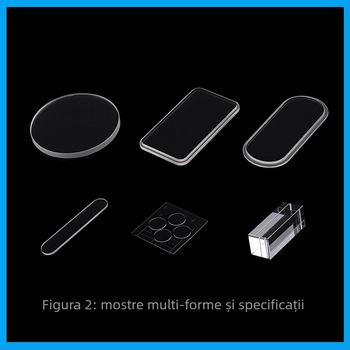 Substrat pentru microfluidică, sticlă de safir, model Ld-n03, Personalizabil, Brand Leado