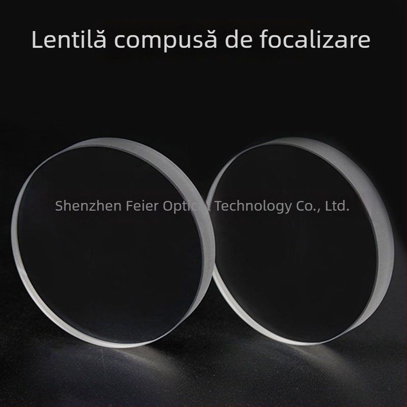 Lentilă de colimare și focalizare K9 compusă pentru capul de tăiere cu laser de fibră și capul de sudură — Feier