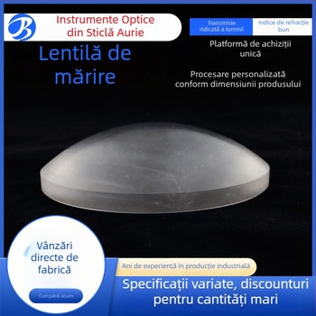 Lentilă opticӑ brută pentru microscop și telescop — prelucrare de fabrică, Golden Glass Optics, pentru Iluminare LED, teste digitale, AR/VR