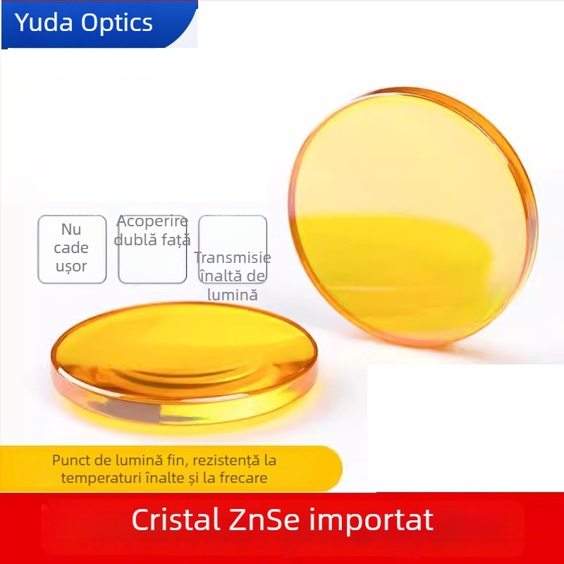 Yuda Optics lentilă de focalizare CO2 pentru laser, ZnSe (zinc selenium), pentru mașini de gravură și tăiere