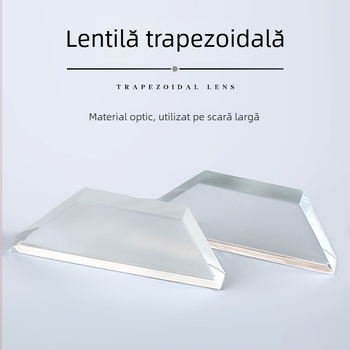 Set de lentile optice pentru fizică, gimnaziu, echipament de laborator pentru experimente optice, lupă trapezoidală, optică cu transmisie înaltă