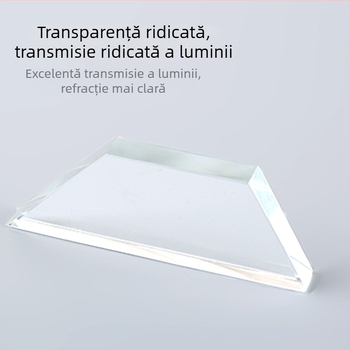 Set de lentile optice pentru fizică, gimnaziu, echipament de laborator pentru experimente optice, lupă trapezoidală, optică cu transmisie înaltă