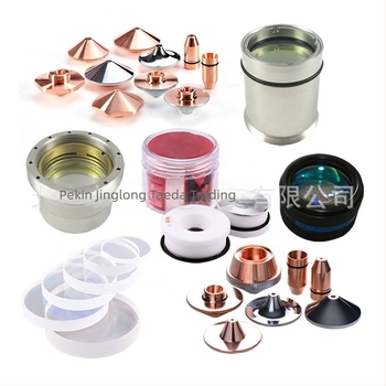 Lentilă de colimare pentru mașină de tăiat cu laser cu fibră — corp ceramic, oglindă de protecție, senzor; marcă Jinglong teda; pentru generator laser cu fibră