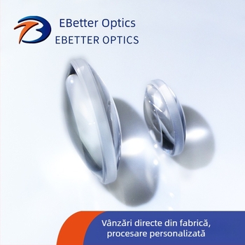 Billet lentilă UV din cuarț topit, dublu convex Ø25.40 mm, F=500.00 mm, neacoperită