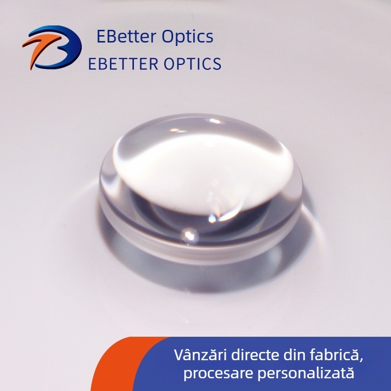 Billet lentilă UV din cuarț topit, dublu convex Ø25.40 mm, F=500.00 mm, neacoperită