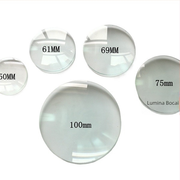 Lentilă de mărire din sticlă optică, lentilă convexă, focalizare a imaginii, mărire