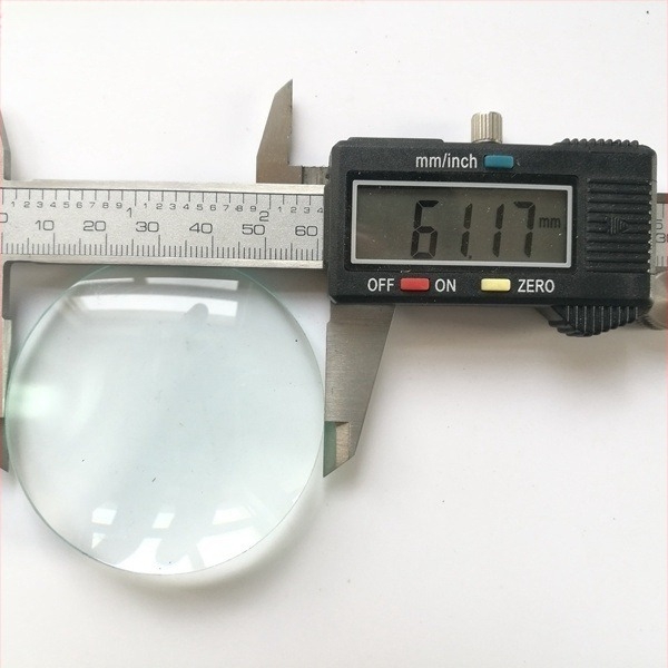 Lentilă de mărire din sticlă optică, lentilă convexă, focalizare a imaginii, mărire