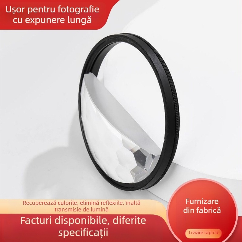 Crystal Charm LJ09 filtru prism pentru camere – efect kaleidoscopic semilună