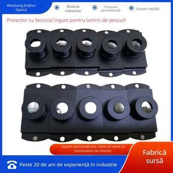 Lentilă condensator pentru lampă de pescuit – sticlă optică, model 12.2, specificație 12.2+8.5, sursă de lumină 40-80W, Jinghui Optical