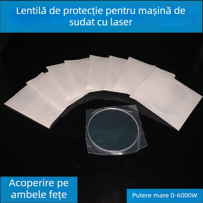Lentilă de fereastră pentru mașina de sudură cu galvanometru laser, dimensiuni 134×355×1,5 mm, protecție baterie Li-ion, accesorii Han's Laser
